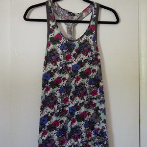 Hurley Floral Print Tank Dress